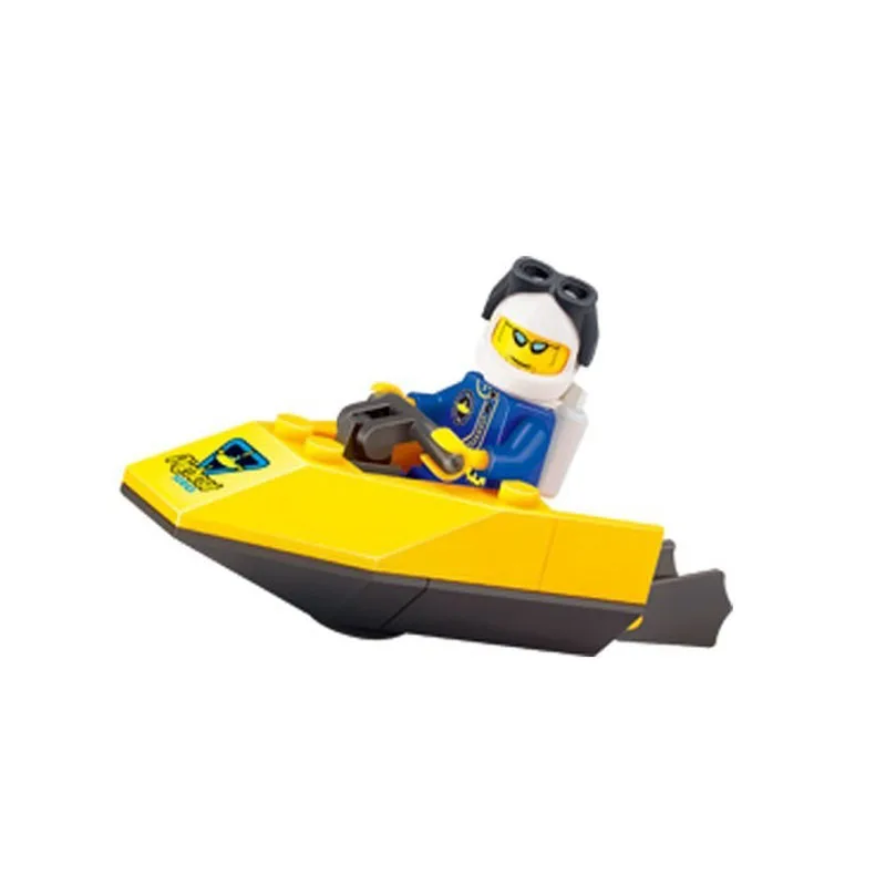 Submarine Series Survey Water Motorboat Mini Blocks DIY Construction Assembling Bricks Kits Educational Building Block | Игрушки и хобби