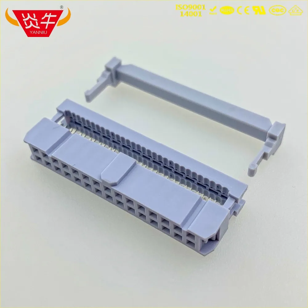 FC-30P розетка 2 54 мм шаг 2*15P 30PIN IDC разъемы ISP JTAG заголовок для плоского ленточного