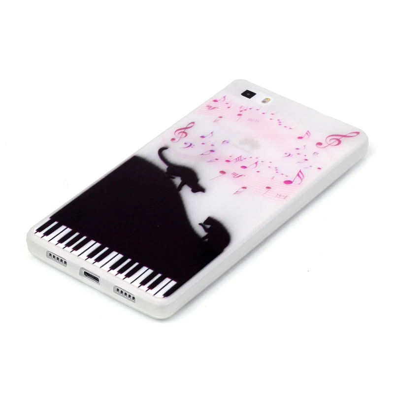 Luxury Luminous Soft Cases for HuaWei P8 Lite Glow in Dark Mandala Clear Printing TPU Silicone Phone Cover Shell Coque P8mini |