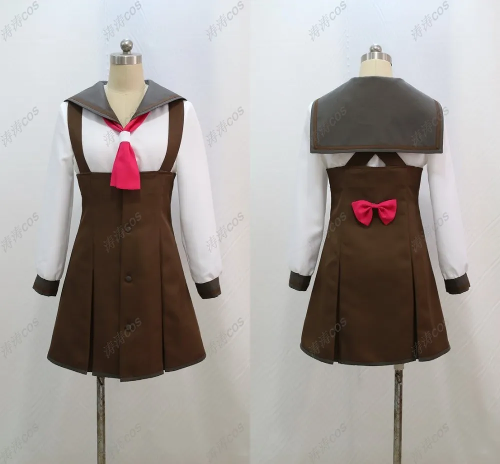 Костюм для косплея Bakemonogatari школьная форма Sengoku Nadeko на заказ бесплатная