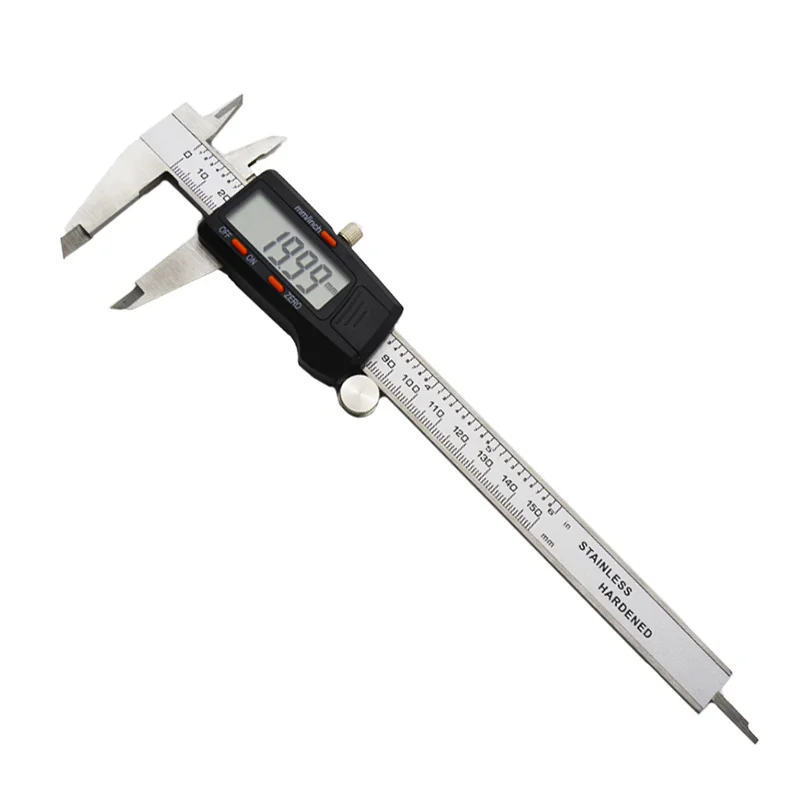 only a caliper Цифровой штангенциркуль 150 мм штангенциркуль микрометр измерительный инструмент из нержавеющей стали измеритель глубины электронные цифровые штангенциркули - Цвет: only a caliper