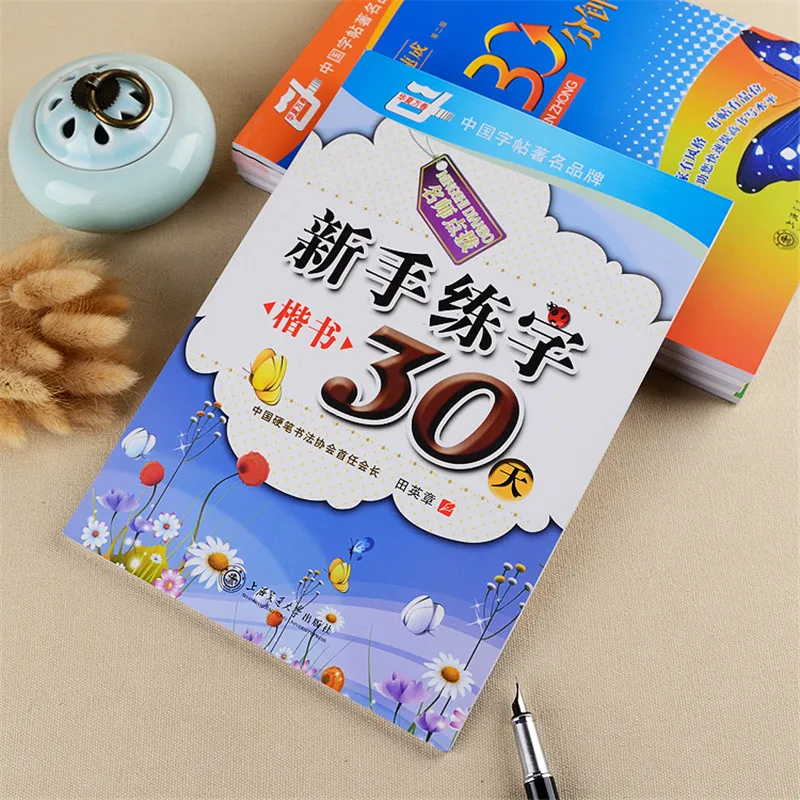 2017 New Arrivel learning Chinese calligraphy in 30 days chinese regular script copybook for beginners Chinese exercise book