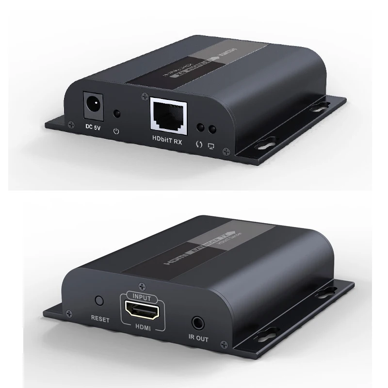 Удлинитель LKV383 HDbitT HDMI Full HD до 120 м 1080P с ретранслятором ИК LAN по RJ45 Cat5e/Cat6 LKV383|extender