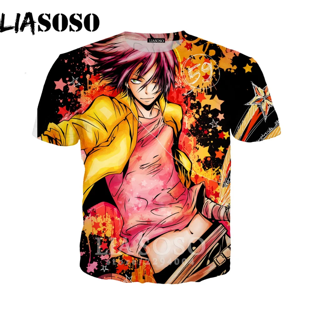 Аниме Мужская одежда футболки женские 3D принт повседневные модные Harajuku Хип Хоп
