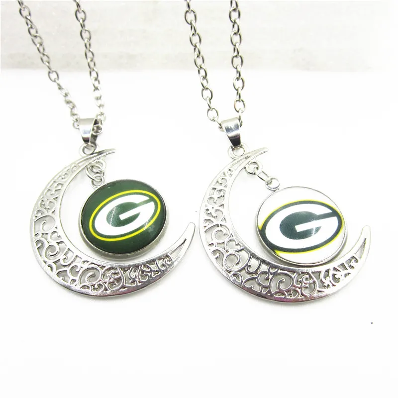 Новое поступление 10 шт./лот Moon Американский Packers Цепочки и ожерелья подвеска