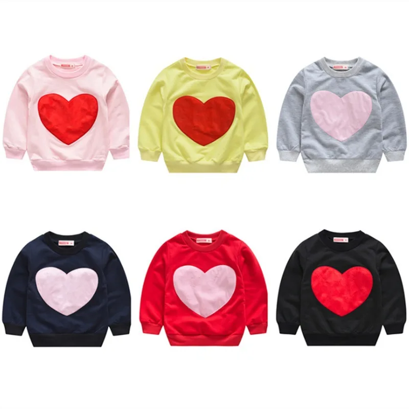 

Spring Autumn Baby Girl Sweatshirts Long Sleeved Cartoon printed For Girls Hoodies Kids Sweatshirts