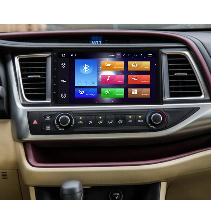 Aoluoya 4G RAM 32GB ROM Восьмиядерный Android 8 0 автомобильный DVD GPS навигационный плеер для Toyota