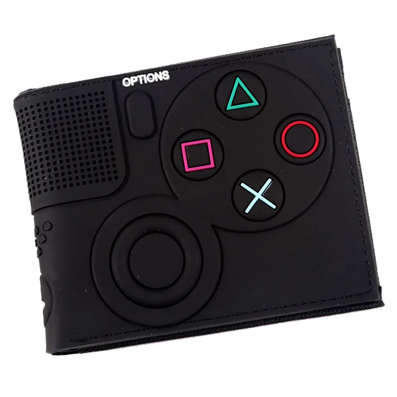 Симпатичный крутой игровой кошелек для Playstation 4 с функцией управления, кошелек для кредитных карт, кошелек, двойной складной кошелек для ID Монета, клатч