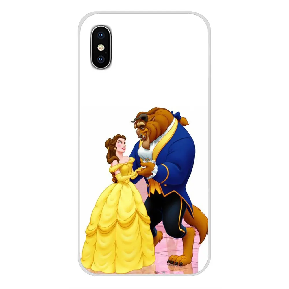 Мягкие прозрачные чехлы для Xiaomi Redmi 4A S2 Note 3 3S 4 4X5 Plus 6 7 6A Pro Pocophone F1 Beautiful Beauty And The