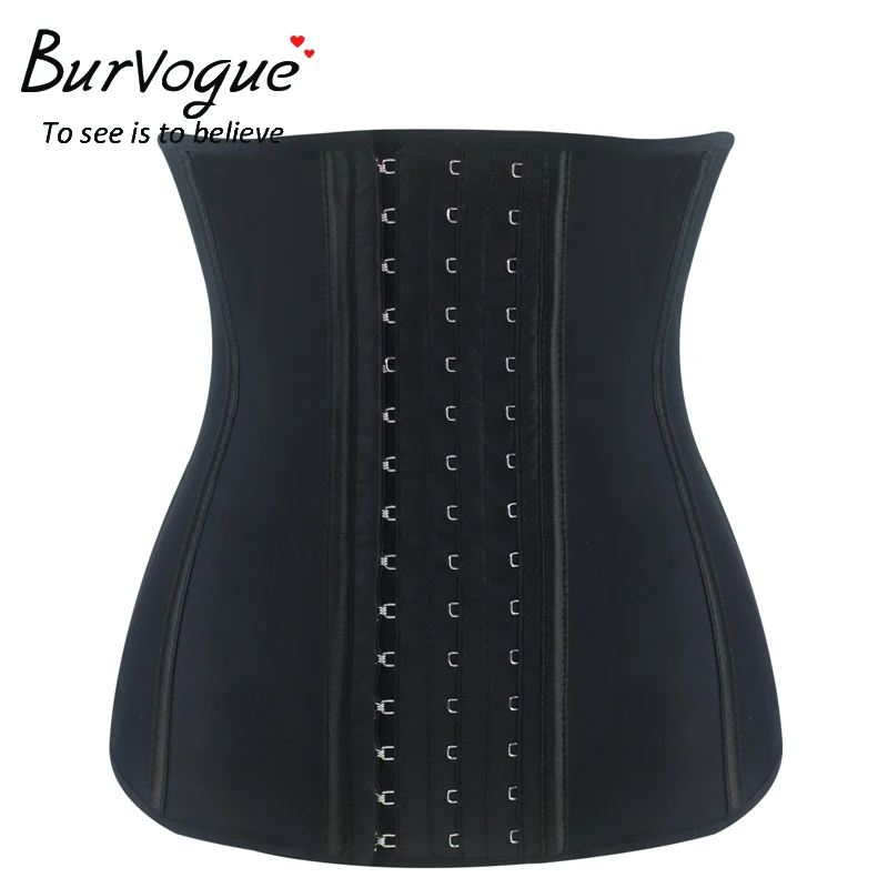 Женский латексный корсет Burvogue со стальными косточками для утягивания талии