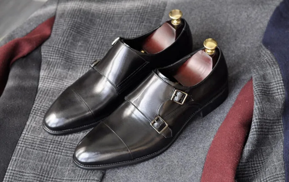 Мужские туфли monk shoes весна-осень 2018 мужские свадебные классические оксфорды