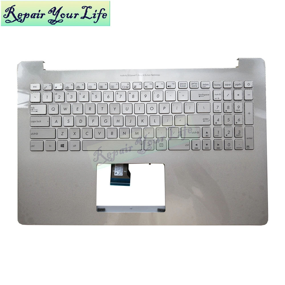 Клавиатура для ноутбука Asus UX501JW UX501VW N501VW N501JW американский английский с подсветкой