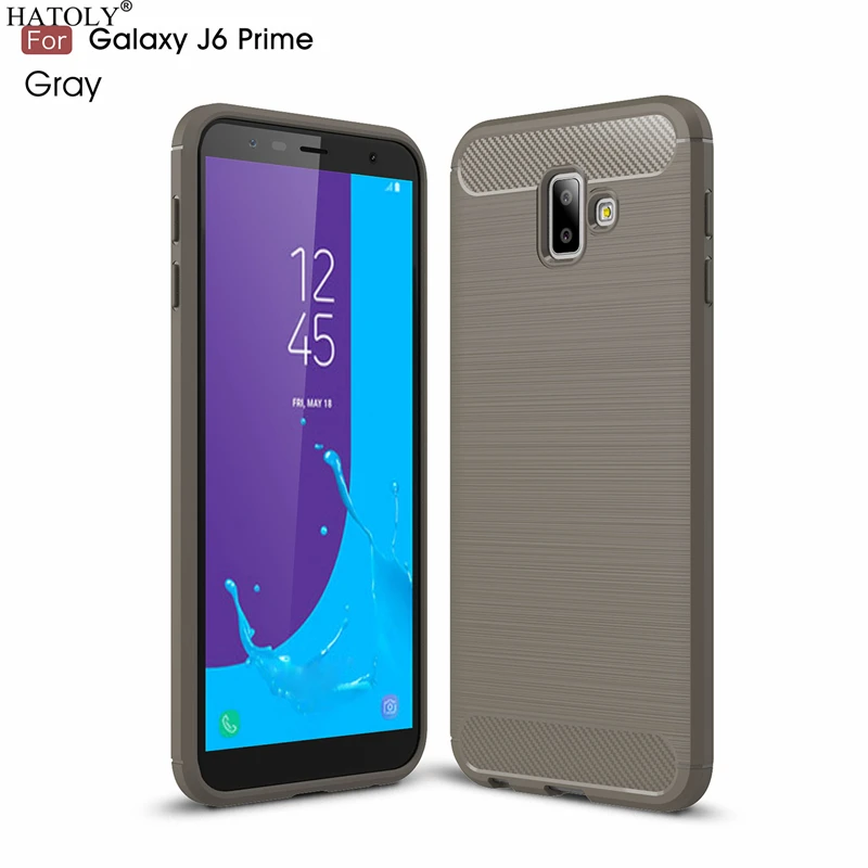 HATOLY Чехлы для Samsung Galaxy J6 Plus чехол Prime Мягкий ТПУ Матовый прочный силиконовый