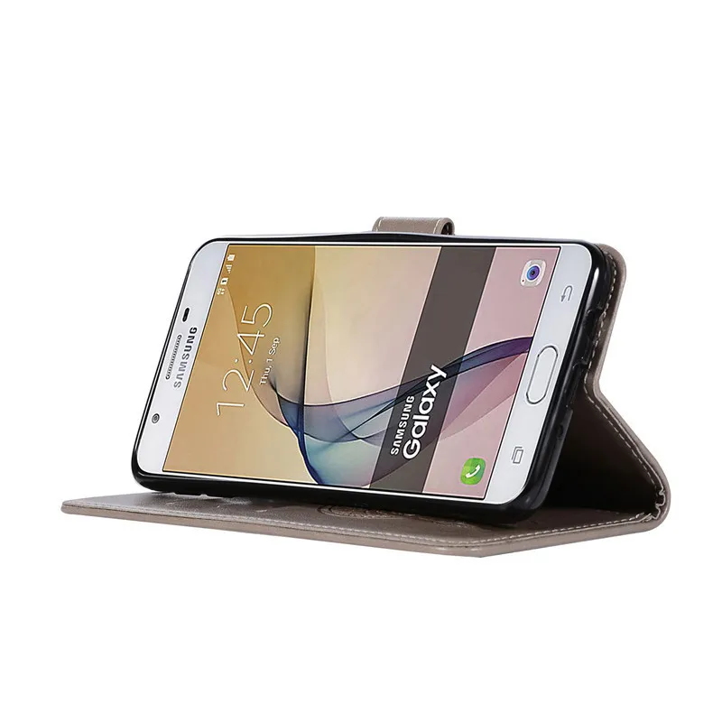 Чехол-бумажник из искусственной кожи для Samsung J5 Prime чехол телефона Galaxy J5Prime G570 G570F