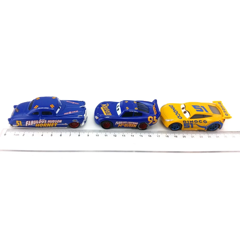 Дисней Pixar тачки Сказочный Маккуин Хадсон Хорнет &amp Dinoco Круз Рамирез Diecast