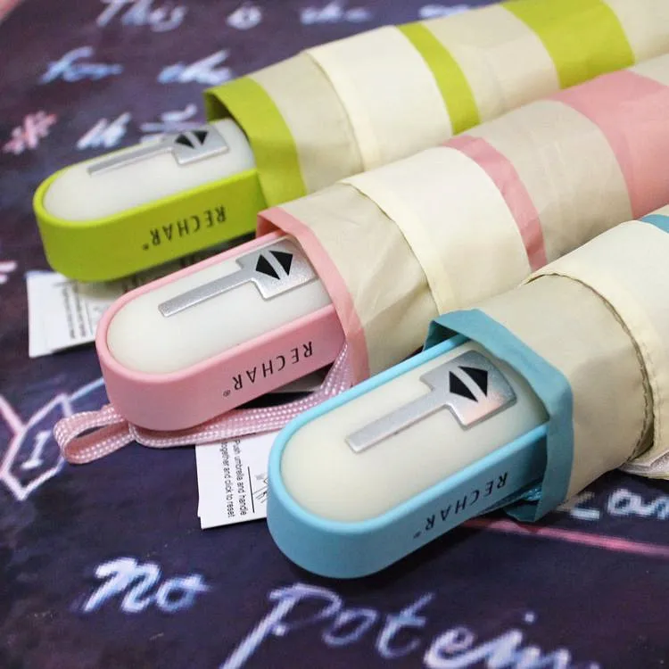 Модный автоматический зонт в японском стиле складной 7K от солнца дождя УФ