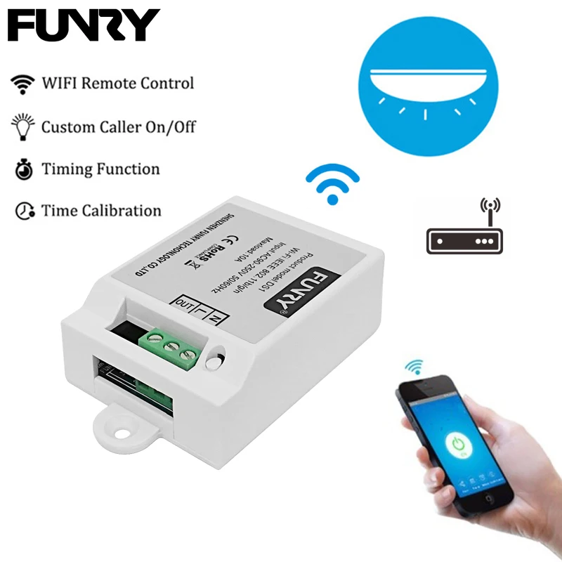 Умный дом DIY funry переключатель Wi Fi Беспроводной удаленного Управление smart