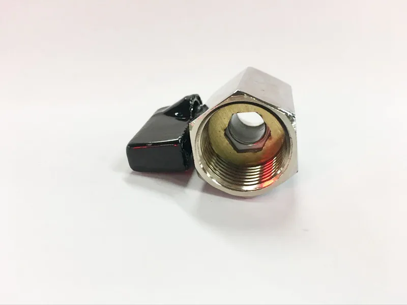 Дизайнерский долговечный КОРРОЗИОННЫЙ мини латунный шаровой кран 1/2 дюйма с