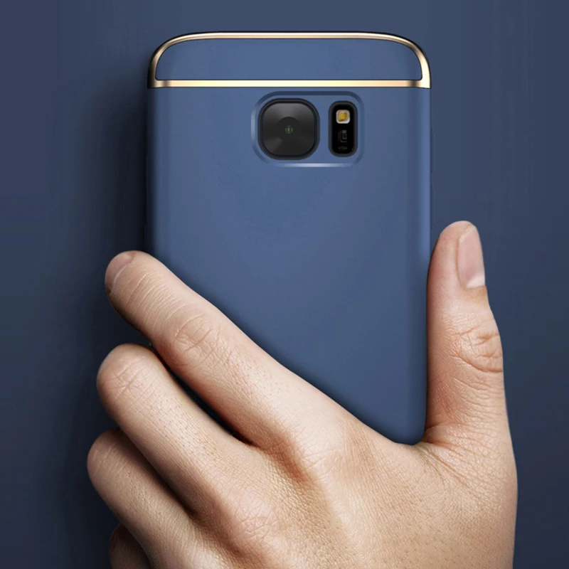 POMER для samsung S8 Plus S7 edge чехол S6 на заднюю панель жесткий galaxy s7 capa funda роскошный