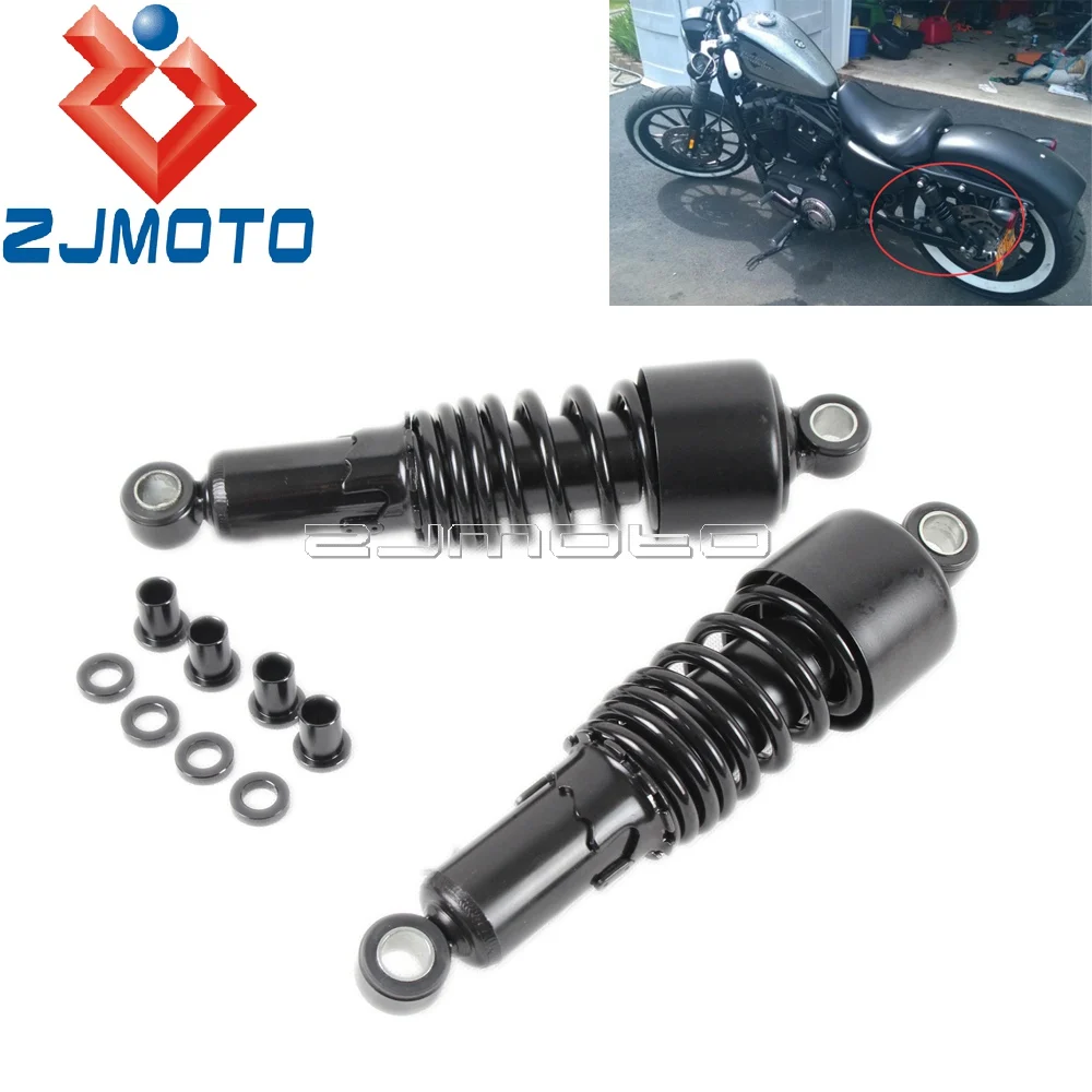 Задние амортизаторы 267 мм 10 5 дюйма для Harley Dyna FXD Sportster XL1200 XL883 Touring FLH FLT 1980 2016 2017| |