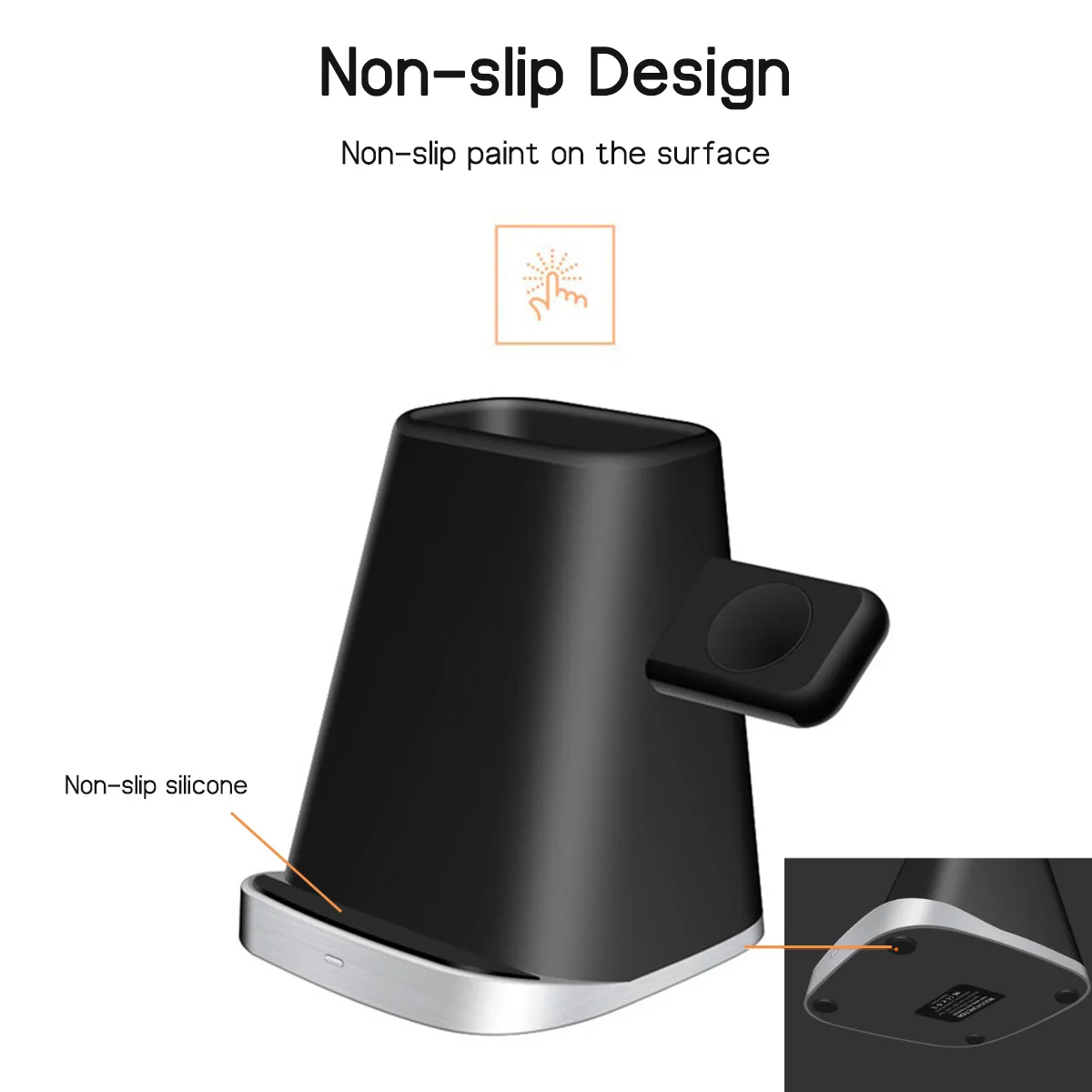 

3 IN 1 Qi Wireless Charger Pad for Airpod for Apple Watch 2/3/4 Fast Charging Dock Station For iphone XR XS 11 for Samsung S10E