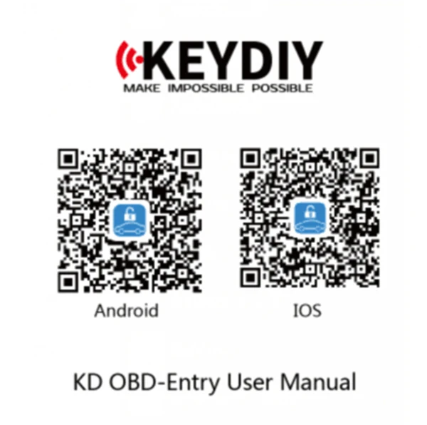 KEYDIY B-OBD KD вход для смартфонов на автомобильные пульты замок входа/разблокировка/багажник KD OBD вход лучший выбор для смартфона ключ