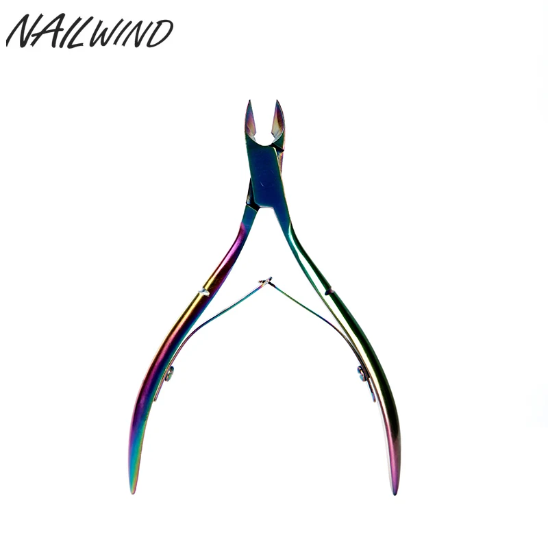 NAILWIND 1 шт. щипчики для кутикулы радуга ножницы удаления омертвевшей кожи
