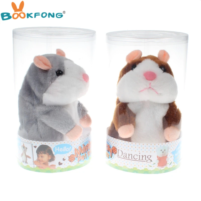 

Hot Talking Hamster Plush Toy Cute Speak Talking Sound Record Hamster Talking Toys For Children Kids Baby