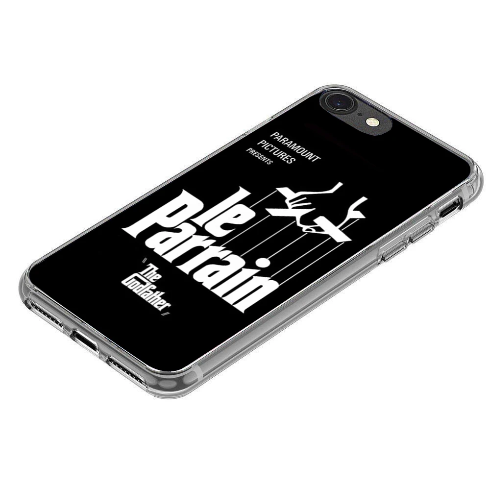 Для iPhone X 8 7 плюс 6 6s 5 5S SE Мягкий силиконовый чехол ТПУ Крестный отец классика