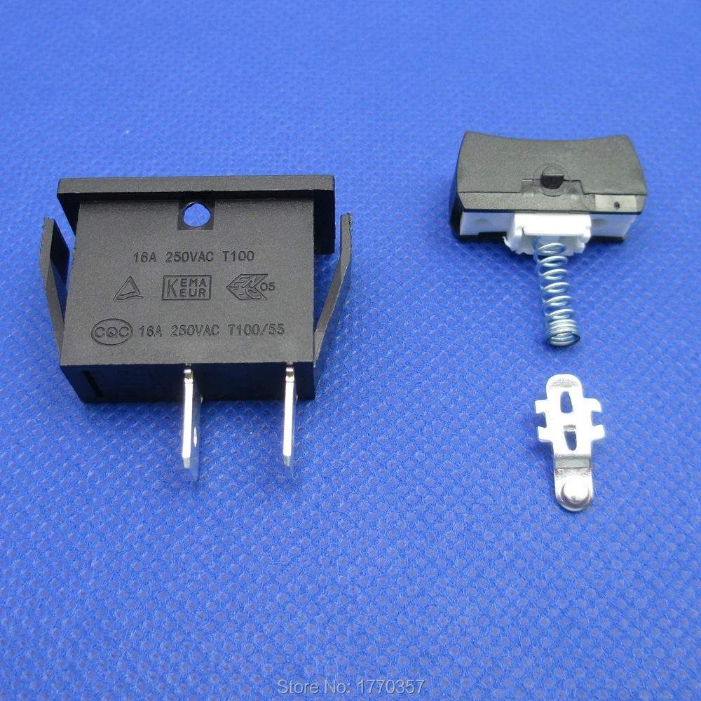 Кулисный переключатель для лодки 5 шт. 2 контакта размер 30 5x13 8 мм ON--OFF А В