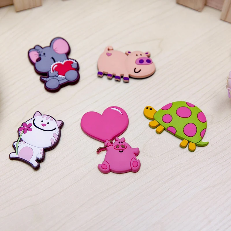 

16Pcs Cute Cartoon Creative Powerful fridge Magnetic Refrigerator Magnets Educational Sticker