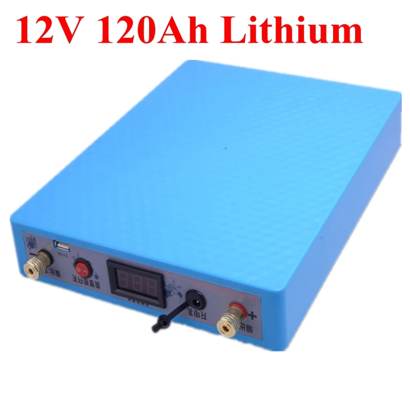 Аккумулятор Lithium12V 120Ah полимерный блок питания для электрического велосипеда