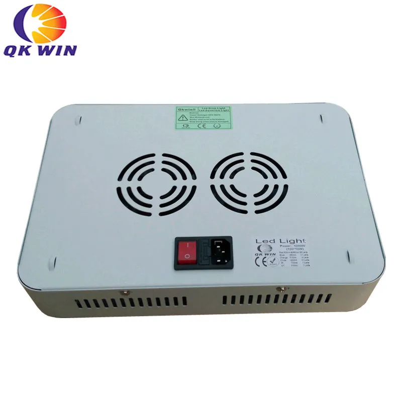 QkwinLED 1000 Вт (100x10 Вт) двойные чипы 10 LED Grow Light полный спектр Lights для комнатных