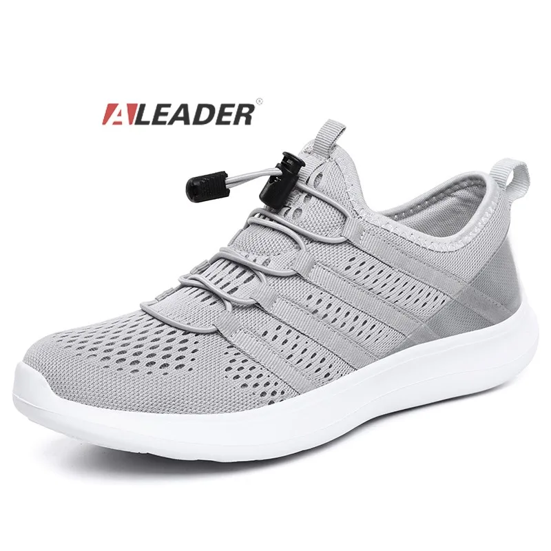 Aleader 2019 Men Casual Shoes Breathable Sneakers Male Lightweight Outdoor Travel Sapato Big Size | Обувь