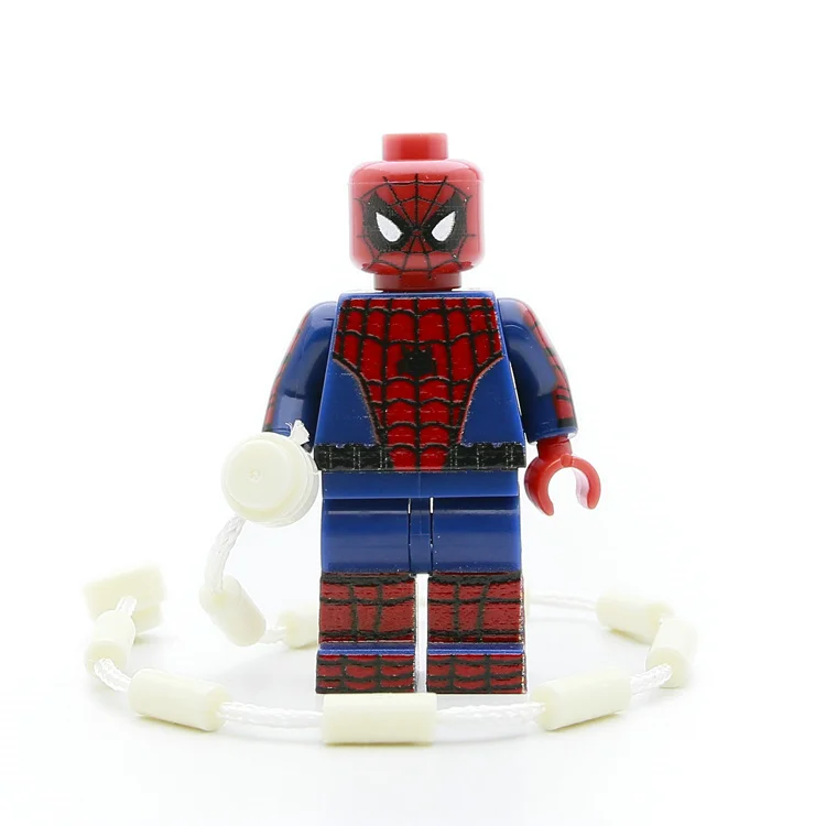 Одиночная продажа Человек паук Питер Паркер мальчик миньфиг Marvel Супер герои