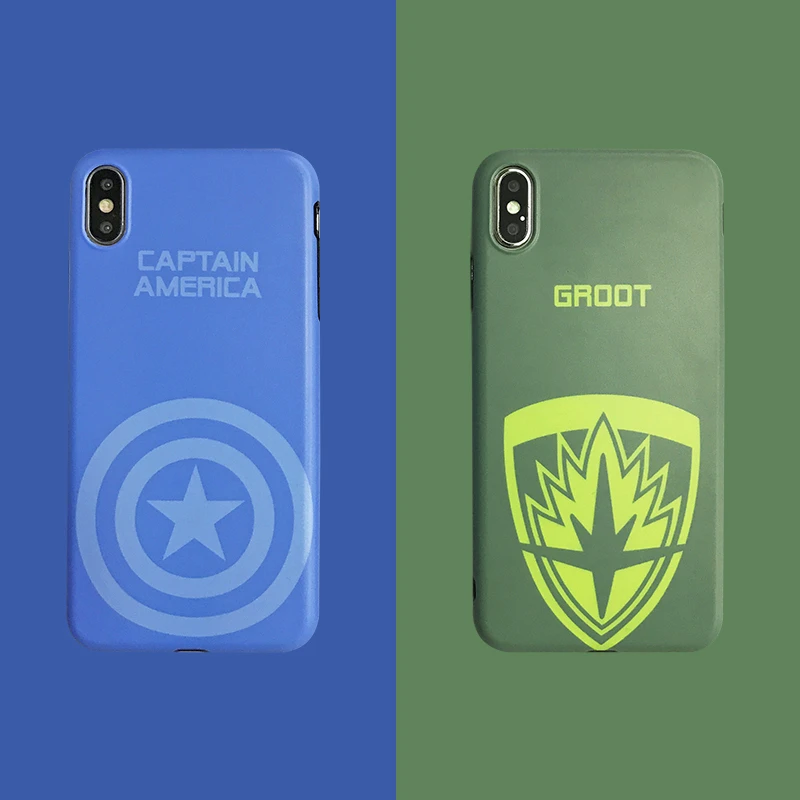 Чехол для телефона Marvel Avengers с эффектом потертости iphone 6 6S 7 8 plus X 10 XR XS MAX человеком