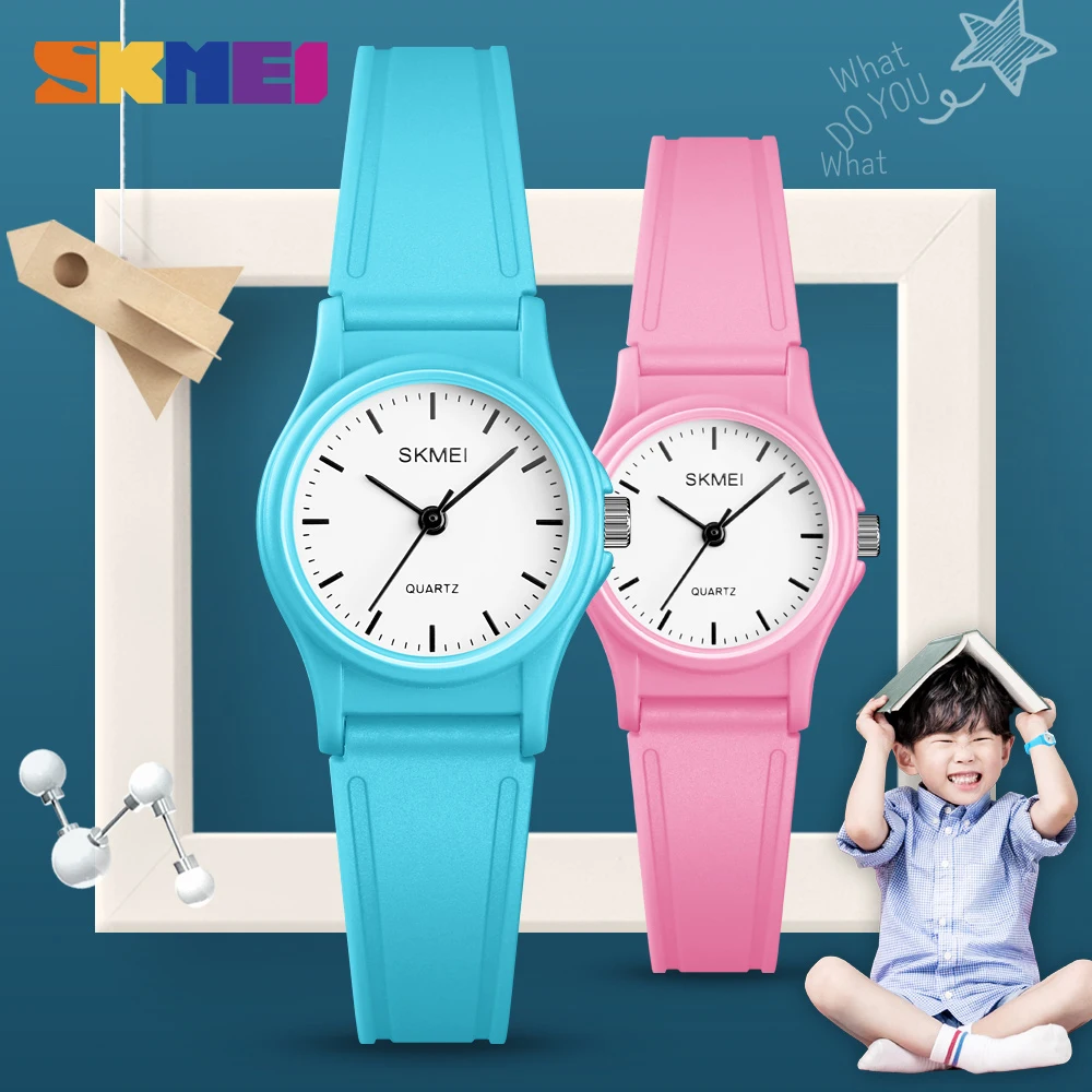 SKMEI Fashion Children Quartz Watch 5Bar Waterproof Kids Wristwatch Sport Watches For Girls Boys Clock 1401 Reloj para niños children sport watch fashion casual men women quartz watches waterproof jelly kids watches for boys girls students wristwatch