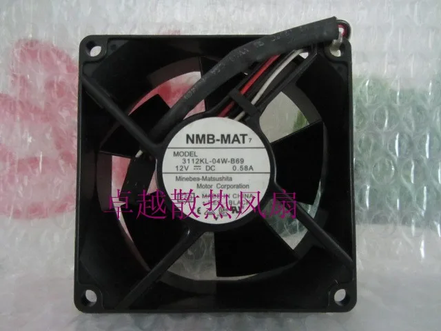

Nmb 8032 0.58a dual ball cooling fan 3112kl-04w-b69 cooling fan