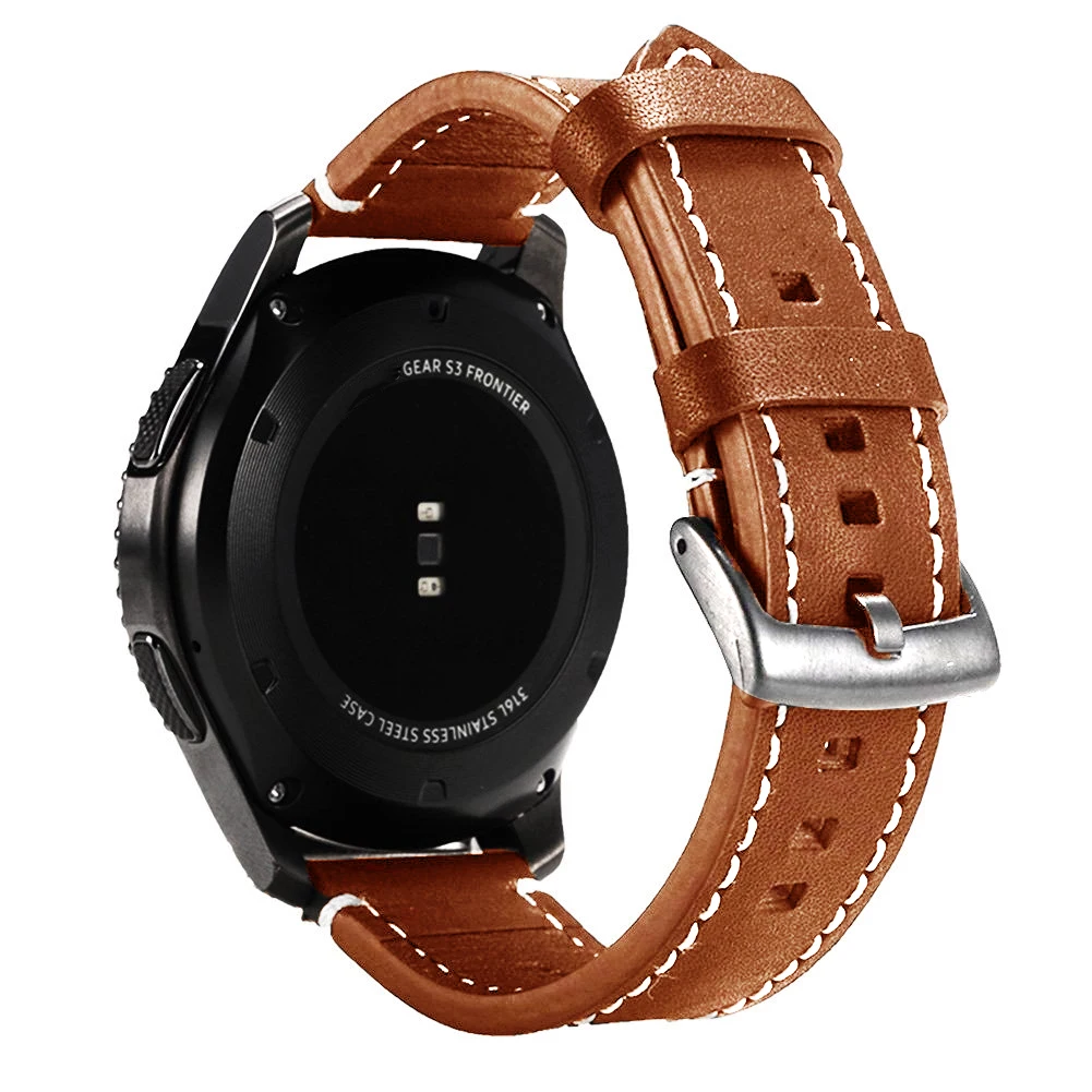 Ремешок из натуральной кожи Eastar для samsung gear S3 Band Frontier ремешок для xiaomi huami amazfit bip pace lite ремешок