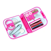 new sets mini home travel sewing kit box portable needlework needle kit storage