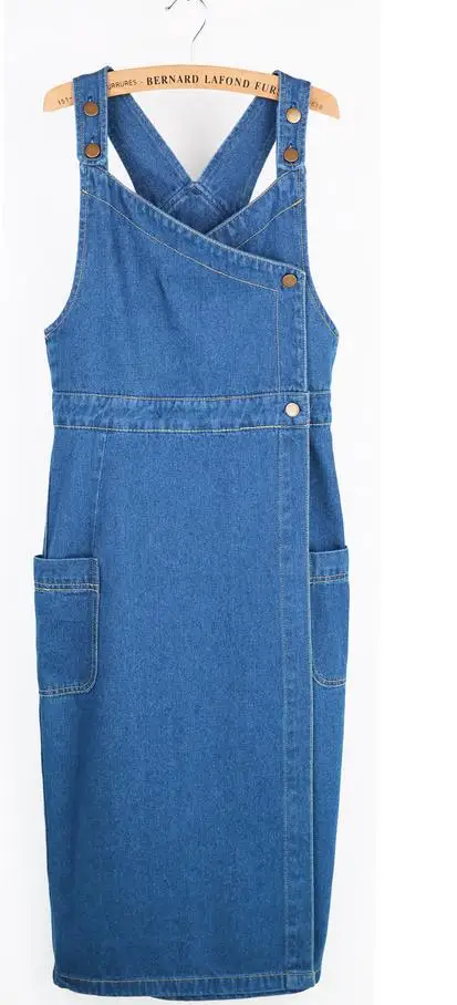 Летнее Ковбойское платье без рукавов с V-образным вырезом | Женская одежда