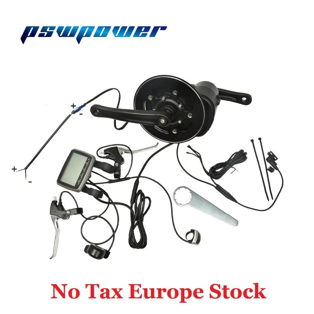tongsheng tsdz2 ebike kit 48V 500W or 750W 42T VLCD5 TSDZ2 mid motor with torque sensor throttle e-brake lever | Спорт и развлечения