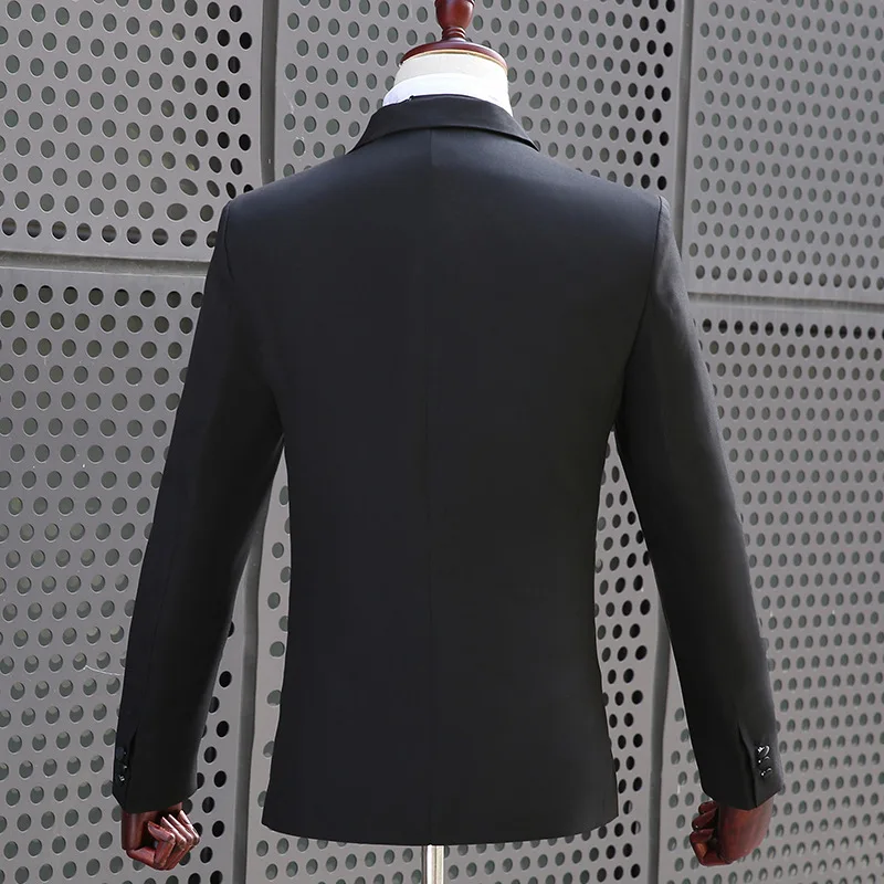 

PYJTRL Chinese Style Stage Singers Paillette Peacock Suits Host Clothing Chorus Master Performance Slim Fit Costume