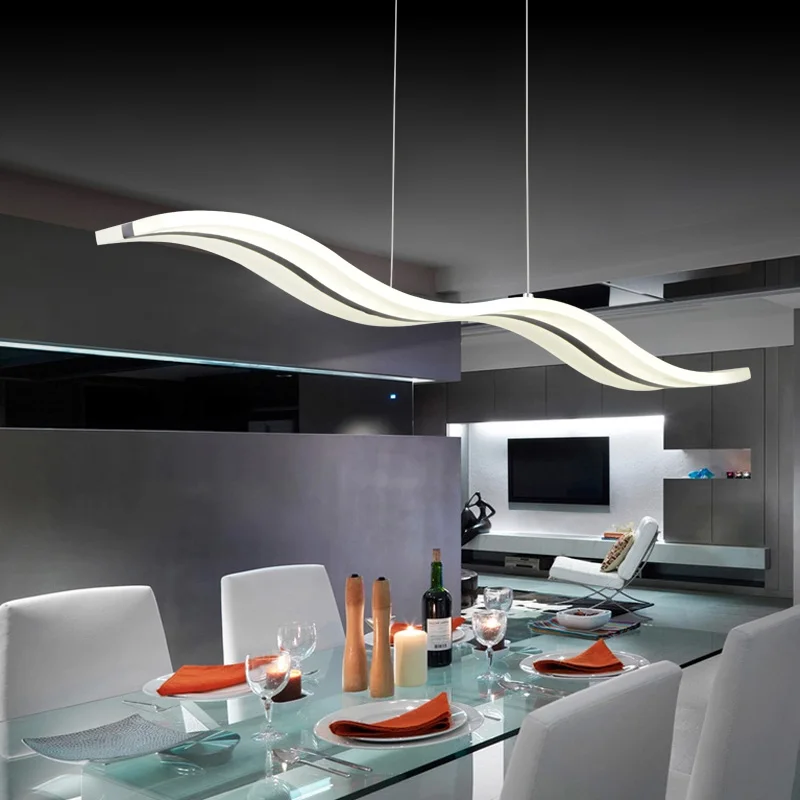 Wow-arañas LED moderno regulable para comedor, lámparas de araña, dormitorio, estudio, 110V, 220V, con control