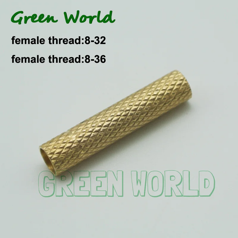Однотонный латунный адаптер Green World 1 шт./лот внутренняя резьба 8 36 32|Аксессуары для