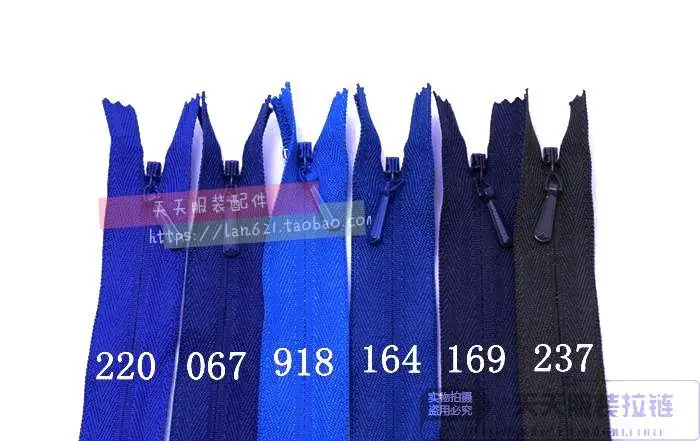 YKK 3 # невидимая молния selvage свадебное платье юбка большой толстый красный бежевый