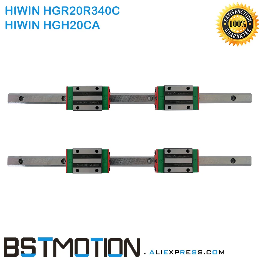 Линейная направляющая бренда HIWIN HGR20R340 340 мм линейная с линейной каретой HGH20CA|linear