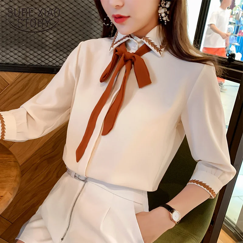 Модная женская одежда женские летние блузки 2021 шифоновая блузка рубашки Офисная