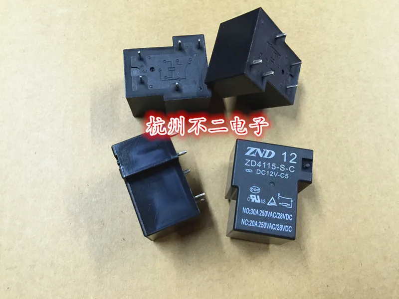 Реле ZD4115 S C 12VDC C5 5 контактный набор 30A T90 SLA|relay set|30a relayrelay 30a |