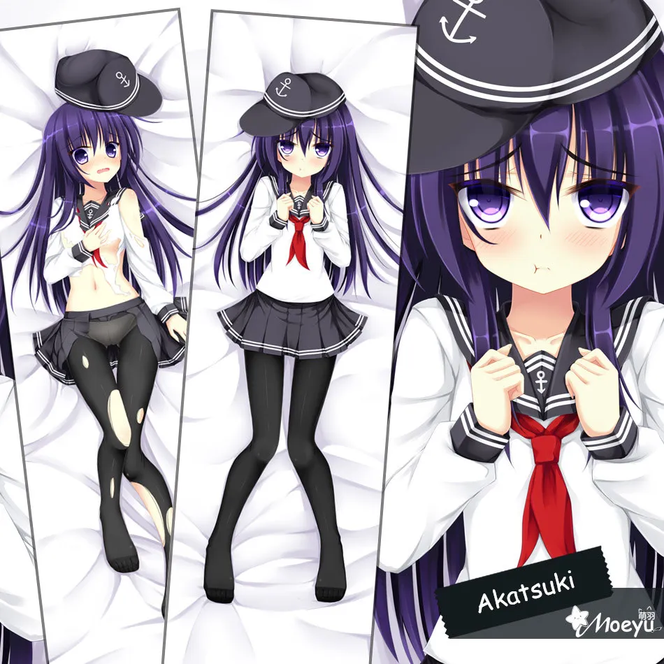 Новинка фирмы дакимакура с рисунком из аниме Kantai Collection Akatsuki обниматься тела